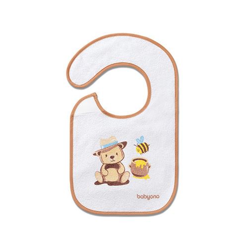 Froté podbradník s podšívkou, nepremovaký, béžový, BabyOno