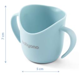 BabyOno Tréningový hrnček s uškami Flow - ružový (2)