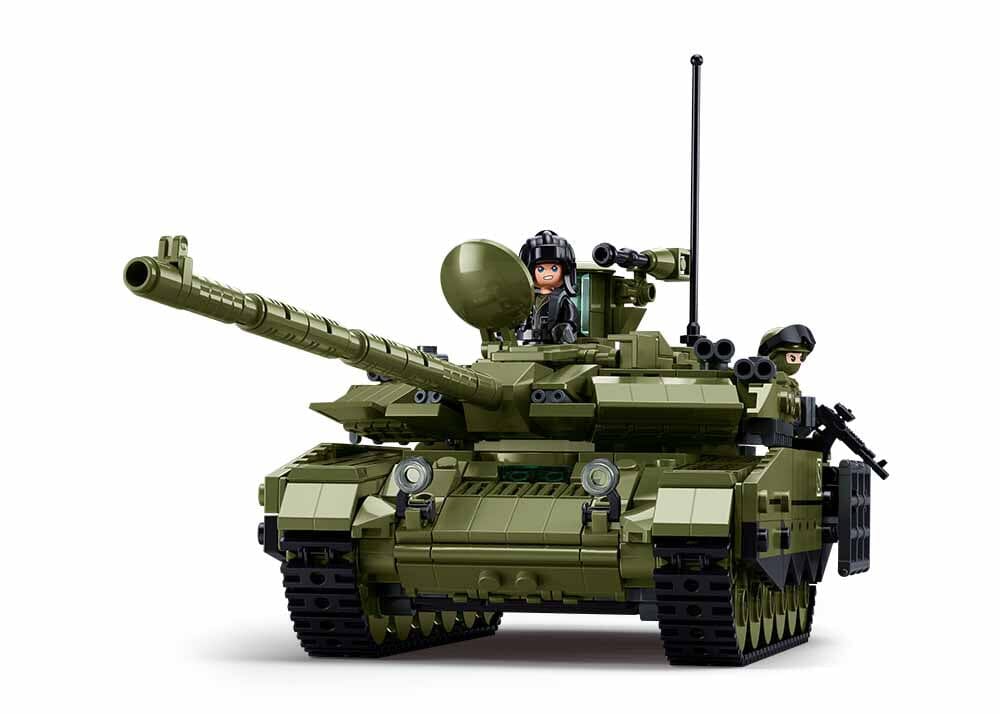 Sluban Model Bricks M38-B1377 Tank T-90M-S v mierke 1:35