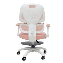 Ergonomická detská otočná stolička k písaciemu stolu, ružová (5)