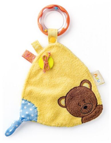 Niny Muchláček Medvedík s hryzátkom a hrkálkou (306133)