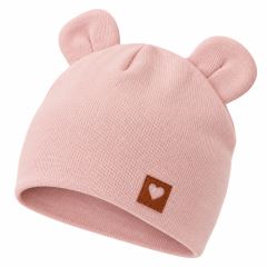 Z & Z Dvojvrstvová bavlnená čiapočka LOVE TEDDY, sv. ružová Z & Z Dvojvrstvová bavlnená čiapočka LOVE TEDDY, sv. ružová