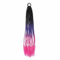 Copíky s gumičkou Crazy braids Pink 60cm Copíky s gumičkou Crazy braids Pink 60cm