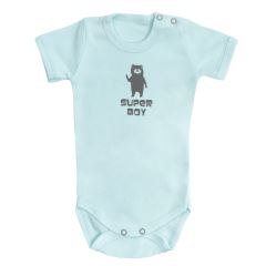 2D súprava - body s krátkym rukávom + kraťasy, Super Boy, veľ. 74 (1)