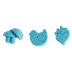 Kinetický piesok pre deti 1 kg, modrý (2)