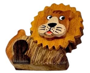 2Kids Toys Drevená magnetka veľká Lev (3)