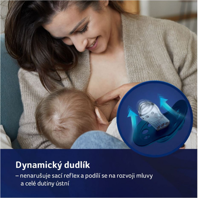 Lovi Silikónové dynamické cumlíky 18m+, Jungle Vibes Boy - horčica/petrolejová