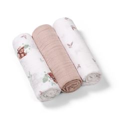 Mušelínové plienky BabyOno, Super Soft béžové, 100% bavlna, 3 ks x 70x70 cm, Medvedík II Mušelínové plienky BabyOno, Super Soft béžové, 100% bavlna, 3 ks x 70x70 cm, Medvedík II