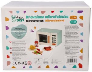 Drevená elektronická mikrovlnka s príslušenstvom (7)
