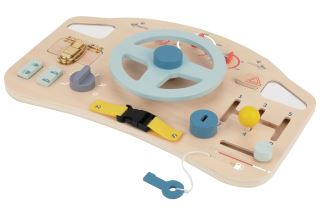 Montessori Activity board auto doska s volantom (4)