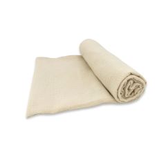 Mušelínová plienka 120×120 cm – bavlna, dvojitá gáza, béžová Mušelínová plienka 120×120 cm – bavlna, dvojitá gáza, béžová