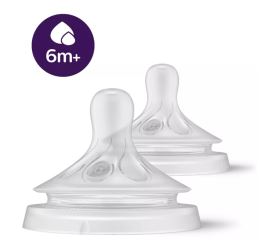 Silikónový cumlík Natural Response Avent - 6m+ kaša, 2 ks (1)