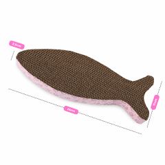 Kartónové škrabadlo FISH – pohodlné peliešok pre každú mačku (2)