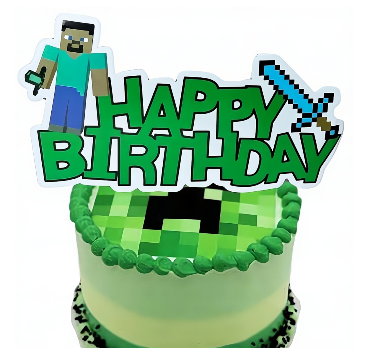 Veľká narodeninová sada Minecraft Pixel 49ks