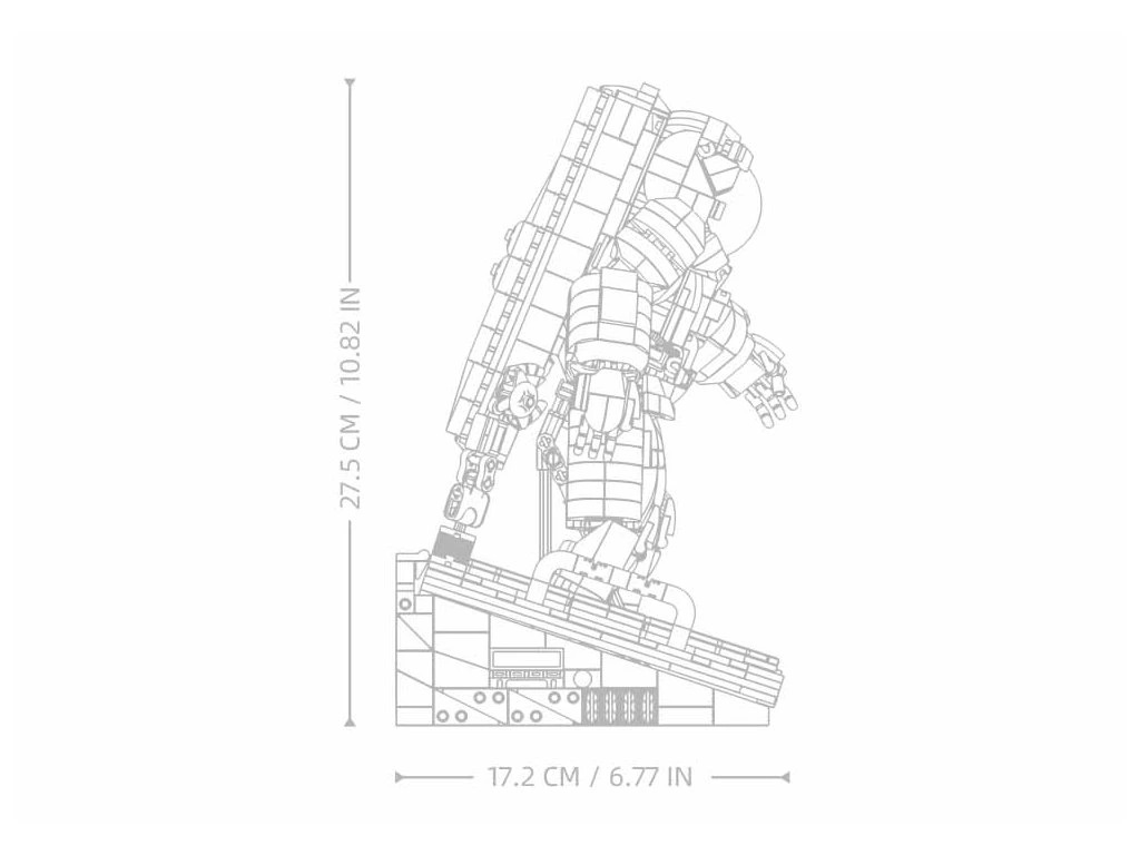 Sluban Pleyerid M38-P8003 Kosmonaut