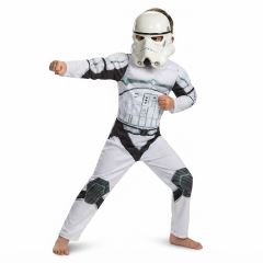 Detský kostým Star wars Stormtrooper so svalmi a maskou 116-122 M (1)