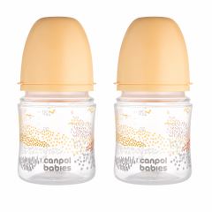 Canpol Babies Antikolíková fľaša EasyStart Mountains 120 ml 0m+ – 2 ks