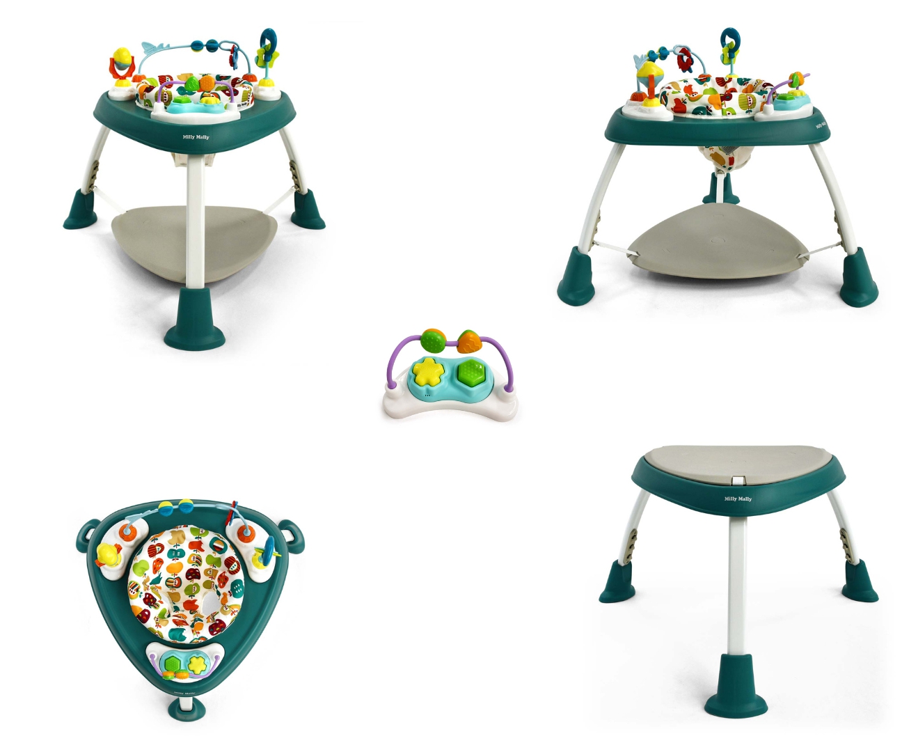 Aktivity centrum BOUNZEE Milly Mally – skákacia hrazdička a stolík, 6m+