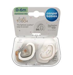 Cumlík Light Touch 0–6 m silikónový symetrický 2 ks DOGS – ortodontický, BPA free (4)