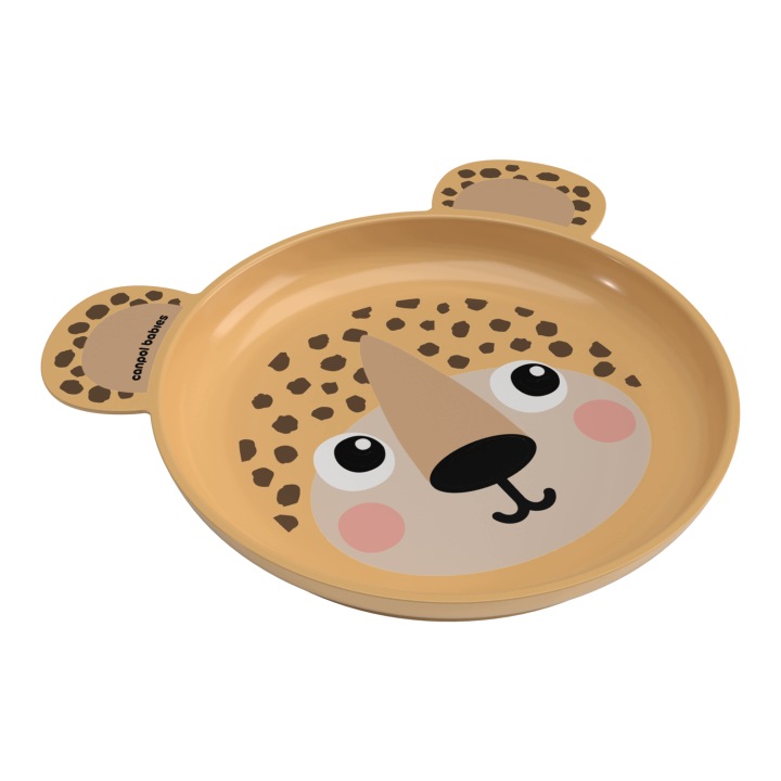 Tanierik s uškami BabiesBoo Canpol babies 19 cm, žltý
