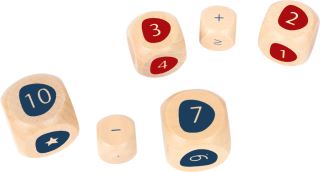 small foot Displej Edukatívne kocky počítanie 12 ks (2)