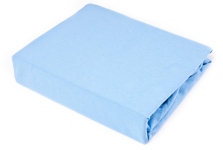Jerseyová plachta Sensillo Klasik 120×60 cm - modré