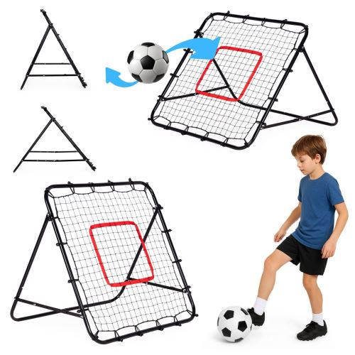 Futbalový rebounder tréningová odrážacia bránka pre deti 100x100 cm