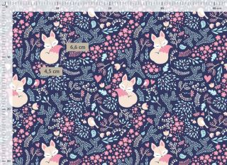 Detský fusak maxi PREMIUM Líška Baby Nellys, granátový, 110x50cm + rukávník zadarmo (3)