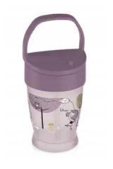 Lovi hrnček so slamkou Lovely Girl - Junior, 12m +, ružový / bordo, 250ml (1)