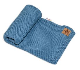 Luxusná deka, dečka BASIC, 80x90cm - navy (1)