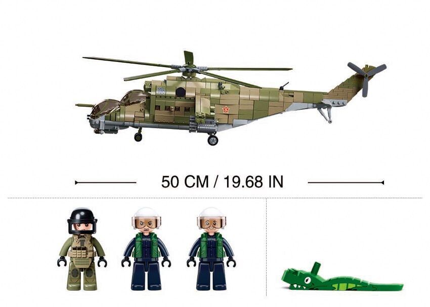 Sluban Bojový vrtulník MI-24S M38-B1137