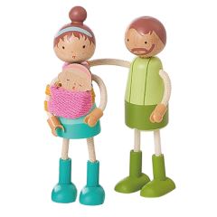 2Kids Toys Súprava nábytku s rodinou 5 v 1 (1)