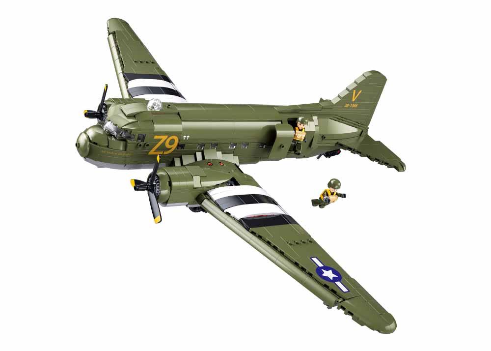 Sluban M38-B1366 Transportné lietadlo Douglas C-47