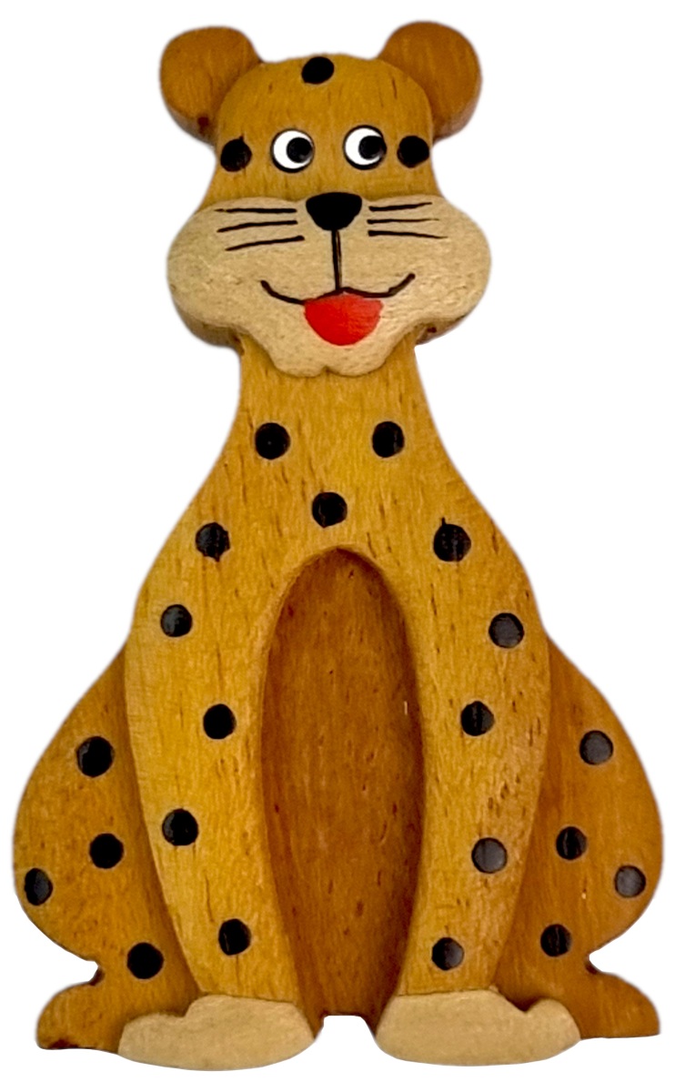 2Kids Toys Drevená magnetka veľká Leopard