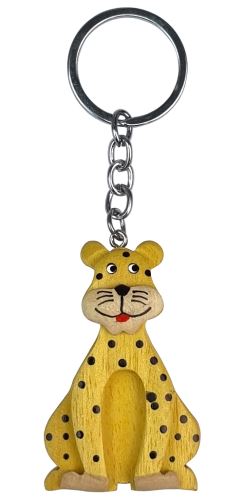 2Kids Toys Drevená kľúčenka veľká Leopard