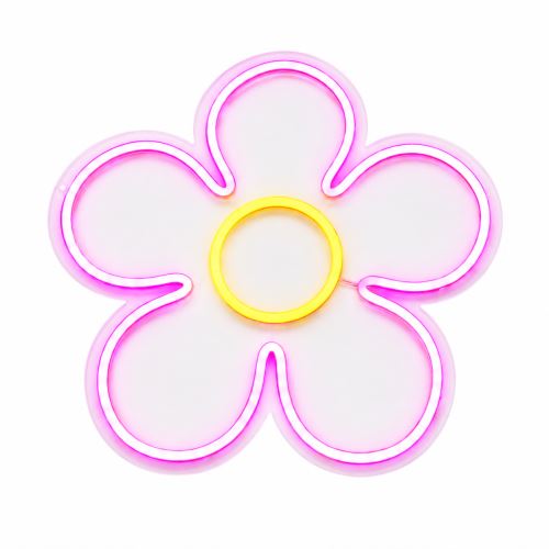 LED neónová lampička USB do detskej izby - Kvet