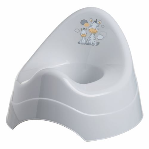 Detský nočník s hudbou Maltex Baby Zebra – sivý