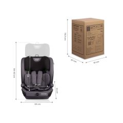 Autosedačka Vivo I Size, 76-150 - šedá (1)