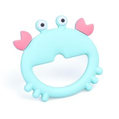 GiliGums Detské hryzátko Crab Bracelet Teether, 3m+, 1 ks, matový