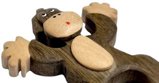 2Kids Toys Drevená magnetka veľká Opica (1)