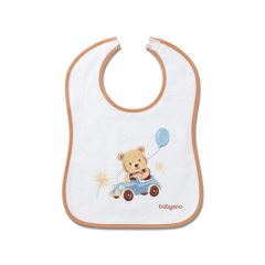 Froté podbradník s podšívkou, nepremokavý, béžový, BabyOno Froté podbradník s podšívkou, nepremokavý, béžový, BabyOno