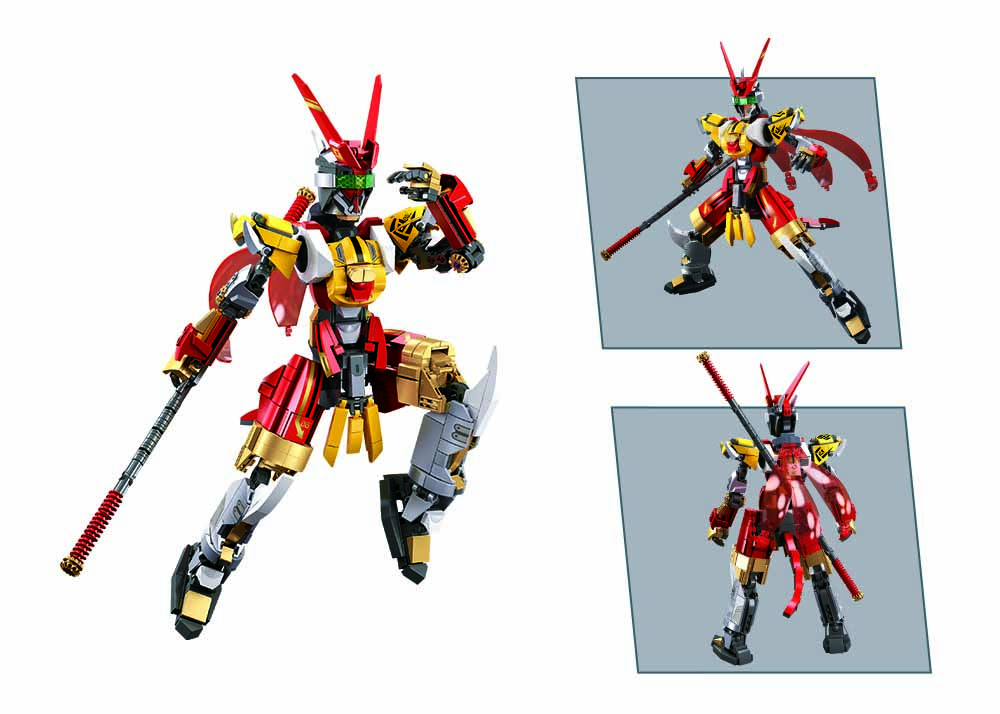 Sluban P.R. Mecha M38-B1180 Bojovník Kyber Goku