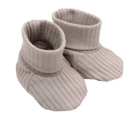Rostoucí žebrovaný overálek, čepička a botičky, 3D, Nature - toffi (4)