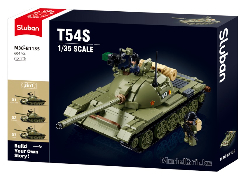 Sluban Model Medium Tank (MBT) 3 in 1 M38-B1135