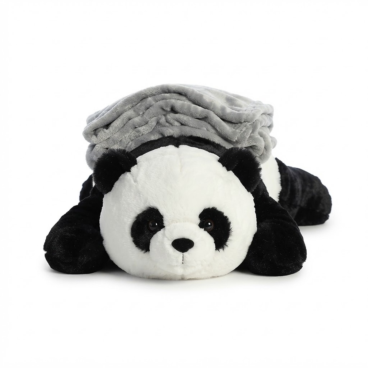 Maxi plyšová panda s dekou Big buddy 45cm 2v1