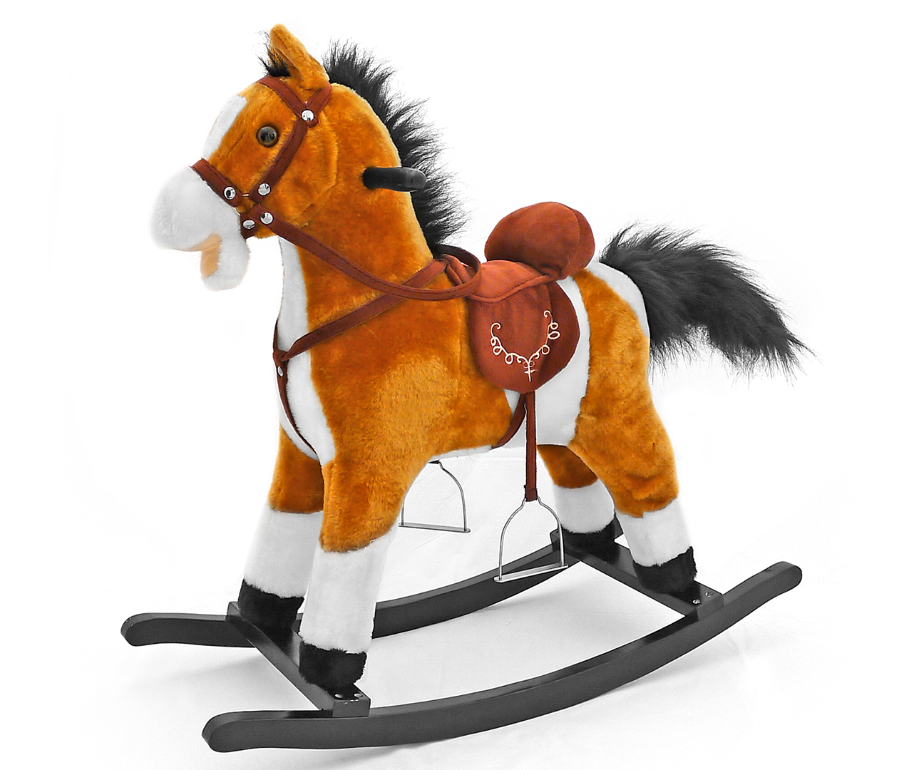 Hojdací koník Mustang Light Brown – Milly Mally