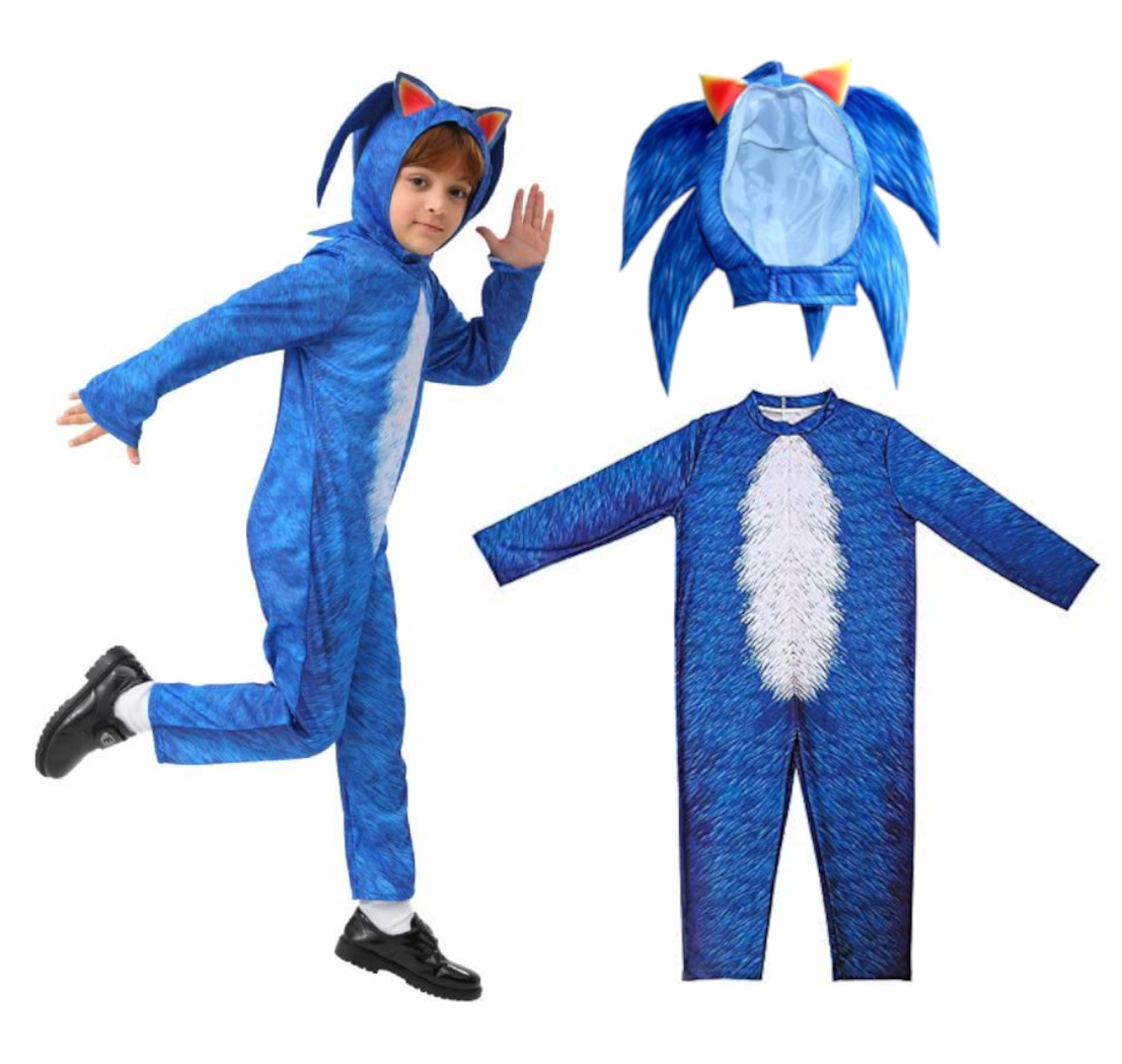 Detský kostým Sonic The Hedgehog s maskou 98-110 S