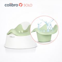 Detský nočník, ergonomický Solo cool – zelený, biely