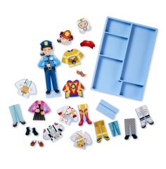 Melissa & Doug Drevená magnetická bábika na obliekanie Julie (2)