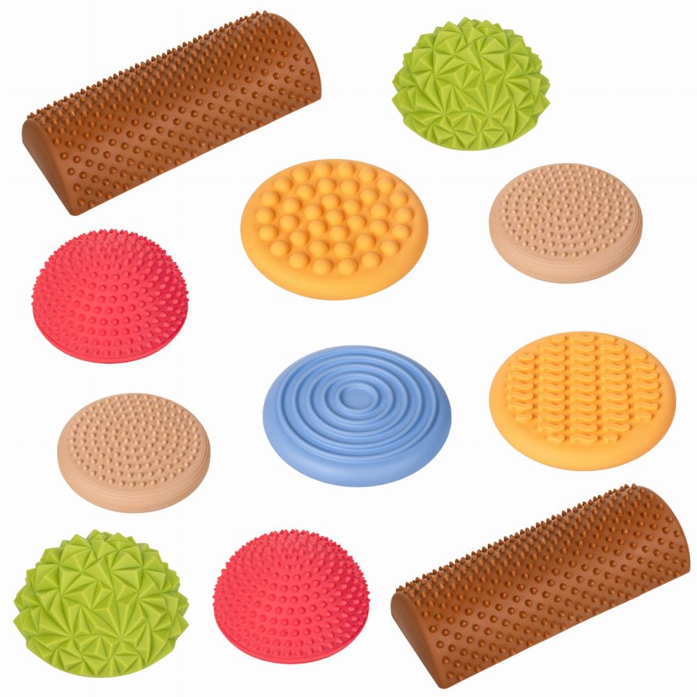 Pastelová senzorická cesta zdravia Tullo, 11 dielov